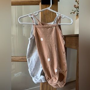 H&M Organic Cotton One piece tanks (set of two)